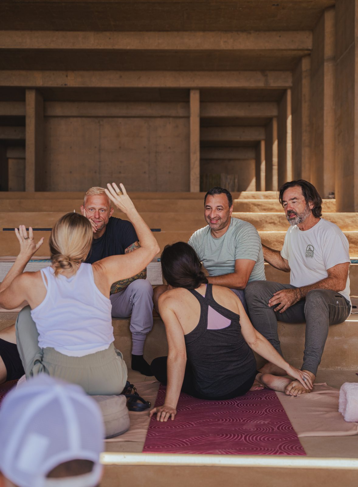 Community circle at Ethos Baja